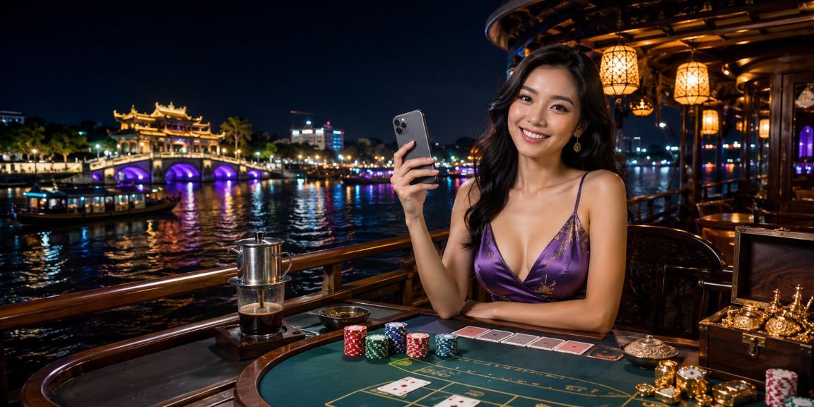 Người chơi tại Huế tìm hiểu baccarat và trải nghiệm live casino trực tuyến tại cửa hàng cà phê